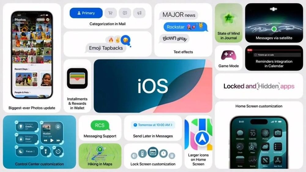 Η ενημέρωση iOS 18 προσφέρει νέες δυνατότητες στην Αρχική οθόνη