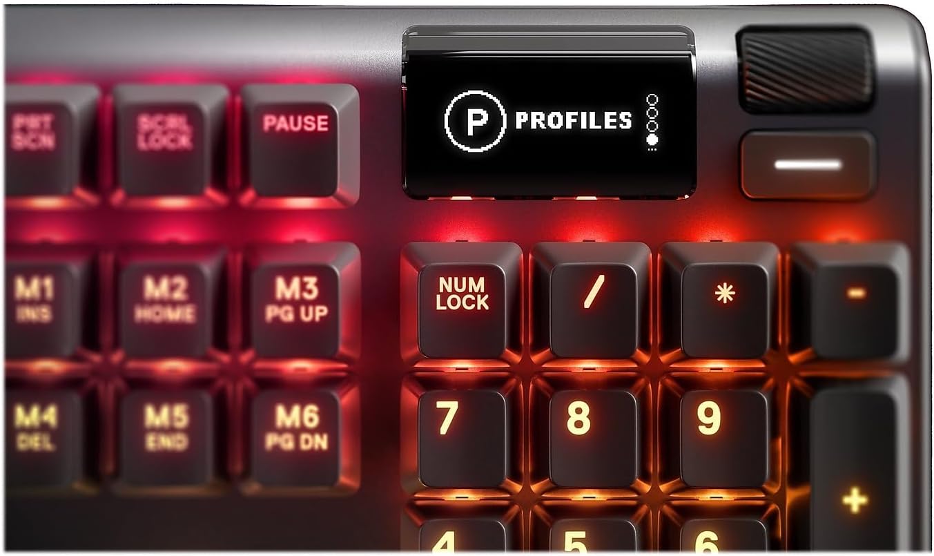 SteelSeries Apex 3 RGB Gaming Keyboard – 10-Zone RGB Illumination – IP32 Water Resistant – Premium Magnetic Wrist Rest (Whisper Quiet Gaming Switch) SteelSeries Apex 3 RGB Gaming Keyboard – 10-Zone RGB Illumination – IP32 Water Resistant – Premium Magnetic Wrist Rest (Whisper Quiet Gaming Switch)