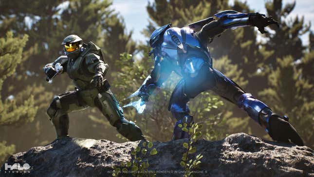 Ο Master Chief του Halo παίρνει μια απίστευτη αναμόρφωση σε νέο τεχνολογικό showcase Ο Master Chief του Halo παίρνει μια απίστευτη αναμόρφωση σε νέο τεχνολογικό showcase