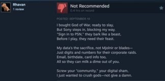 Ο Θεός του Πολέμου Ragnarök μέσω Κριτικών Steam