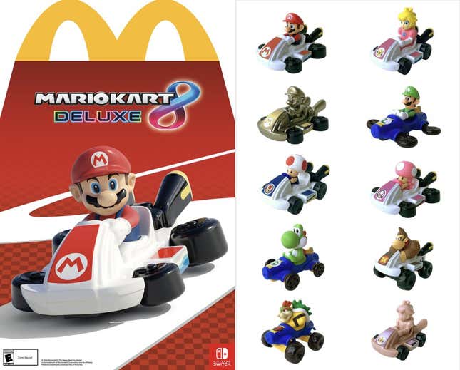 Η Δημοτικότητα του Mario Kart 8 και η Νέα Συλλογή Happy Meal της McDonalds Η Δημοτικότητα του Mario Kart 8 και η Νέα Συλλογή Happy Meal της McDonalds