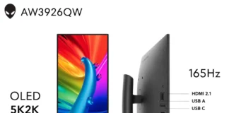 Η Alienware AW3926QW προσφέρει OLED 5K2K και 165Hz ρυθμό ανανέωσης
