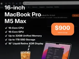 Η Amazon προσφέρει έκπτωση $900 στο MacBook Pro M5 Max 16 ιντσών