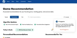 Η εξέλιξη του αλγορίθμου Steam βελτιώνει προσωποποιημένες προτάσεις παιχνιδιών