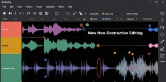 Η έκδοση 4.0 του Audacity προσφέρει νέα εργαλεία και dark mode
