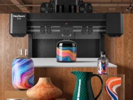 Η Blueprint Studio συνδυάζει 3D και 2D UV εκτύπωση σε διάφορα υλικά