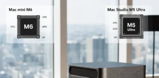 Η απόδοση του Mac mini M6 συγκρίνοντας τα Core του Mac Studio M5 Ultra