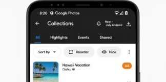 Η νέα έκδοση Google Photos βελτιώνει την αναδιάταξη συλλογών και εργαλεία