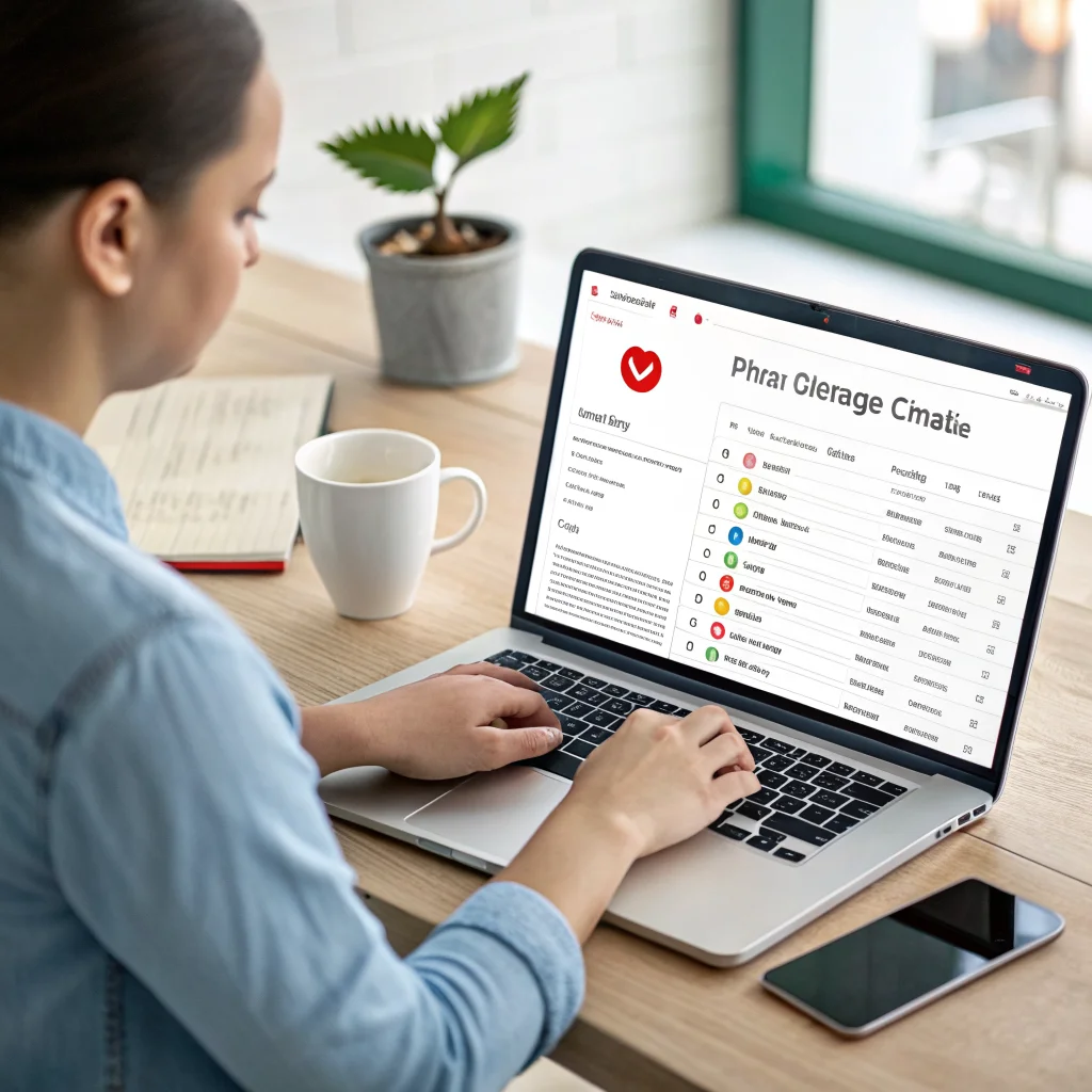 A person managing their Gmail inbox on a laptop, deleting large attachments and filtering promotional emails to free up storage space without upgrading Google One.