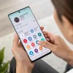 Η οργάνωση οθόνης στο Samsung Galaxy S25+ με λειτουργίες Edge Panel