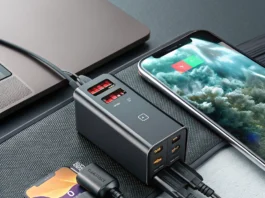 Ο έξυπνος Baseus PicoGo Pro φορτιστής 100W με τριπλή θύρα USB-C ταξιδιού