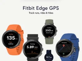 Το Fitbit Edge προσφέρει επιλογές χρωμάτων και GPS smartwatch συμβατό με iOS και Android