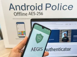 Η Aegis Authenticator προσφέρει offline αυθεντικοποίηση με AES-256 κρυπτογράφηση