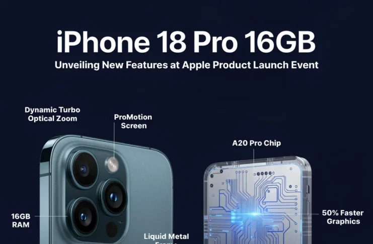 Η Apple παρουσιάζει iPhone 18 Pro 16GB και Apple Silicon A20 Pro νέες λειτουργίες