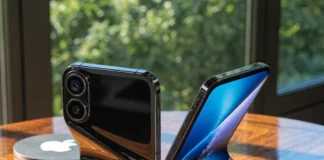 Η Apple παρουσιάζει το iPhone Duo με διπλή κάμερα και οθόνη που διπλώνει