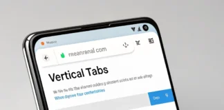 Η νέα δοκιμαστική έκδοση Chrome φέρνει κάθετες καρτέλες στο κινητό