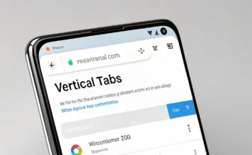 Η νέα δοκιμαστική έκδοση Chrome φέρνει κάθετες καρτέλες στο κινητό