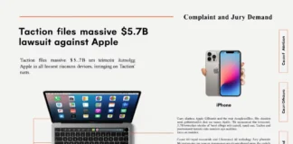 Η Taction διεκδικεί 5,7 δισ. δολάρια από Apple για αποζημιώσεις iPhone και Apple Watch